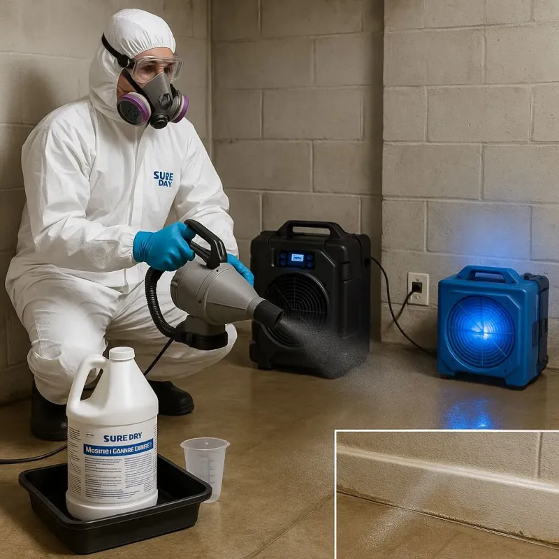Sanitization and Odor Removal process in Zachary, LA